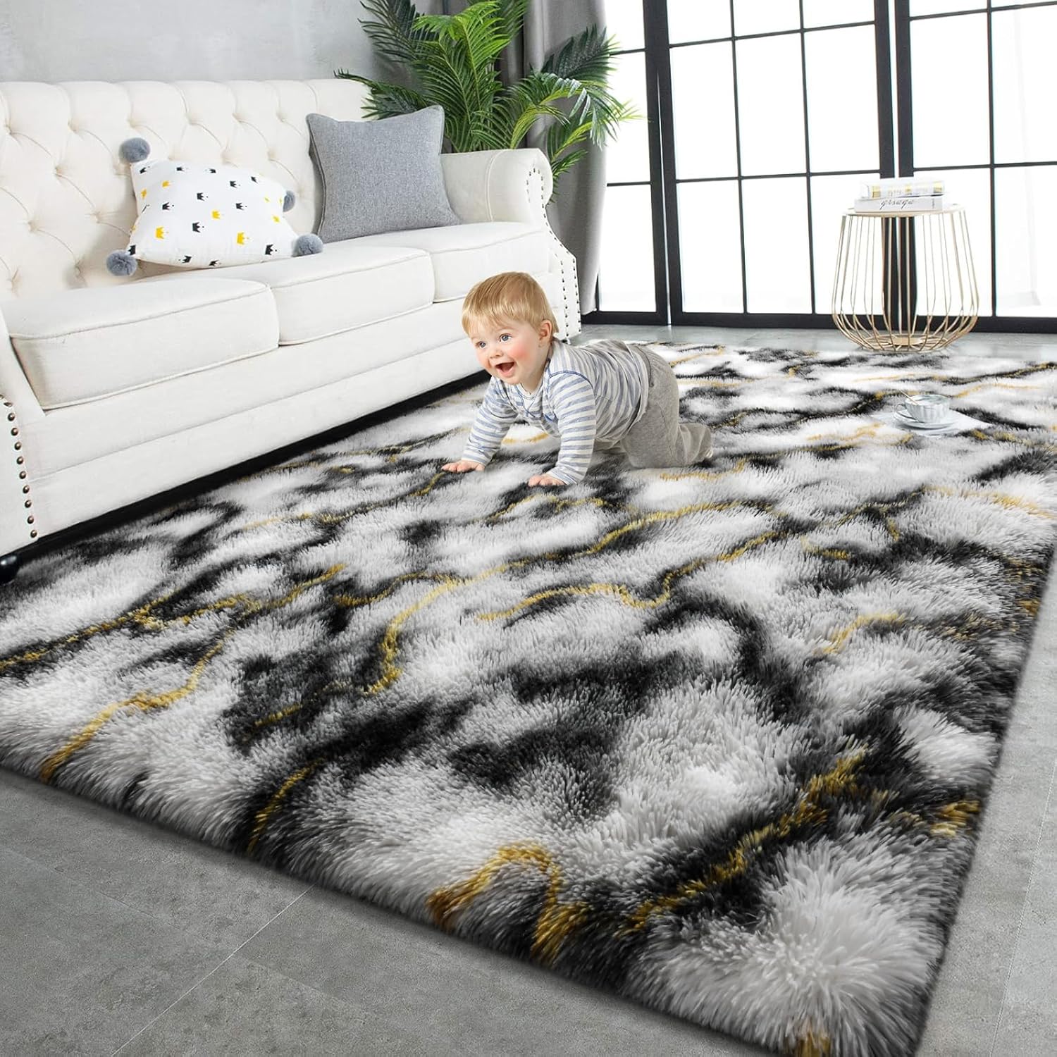TWINNIS Super Soft Shaggy Rugs for Cozy Home Decor