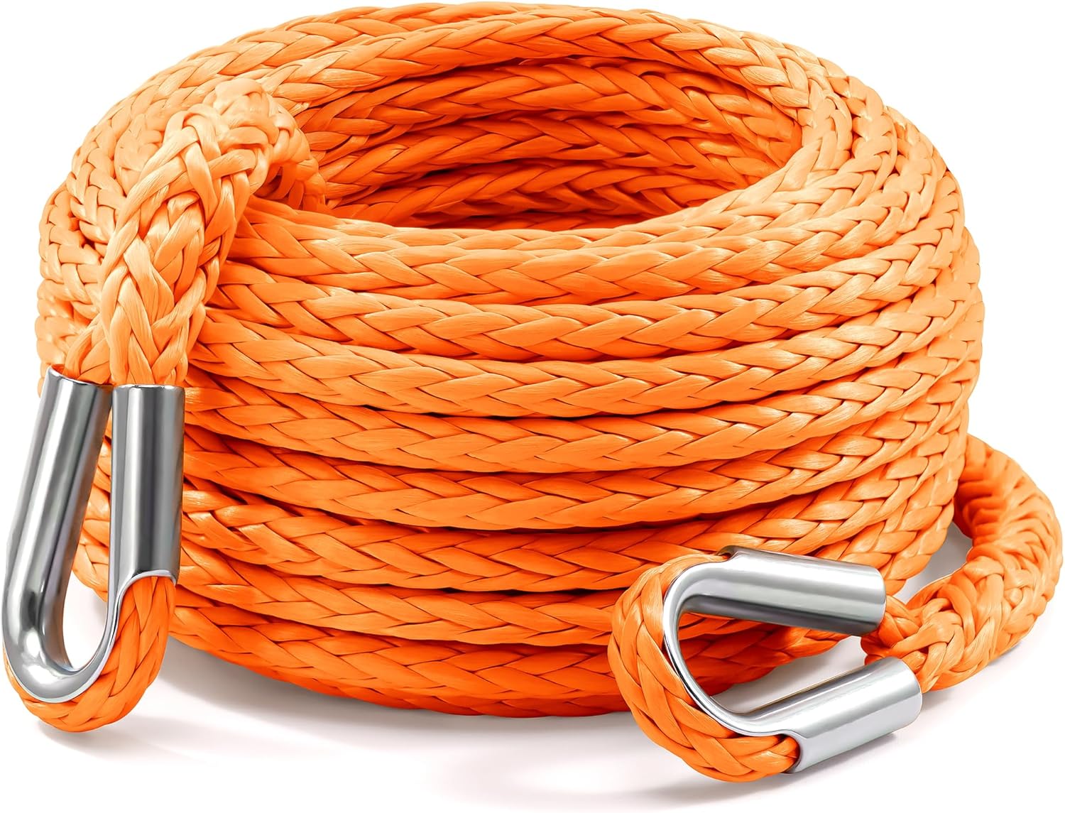 Kolvoii Winch Rope Extension 3/8 Inch x 50 Ft for Off Road Use