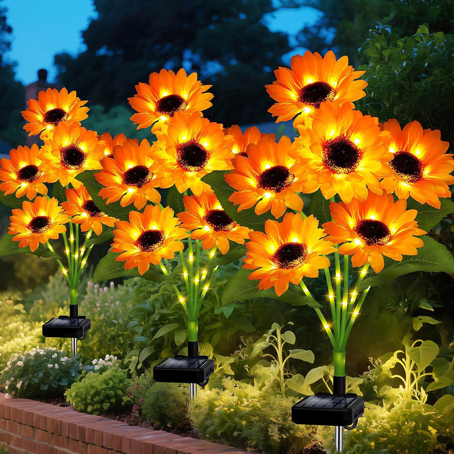 Solar Sunflower Lights Outdoor Garden Decor for Your Space
