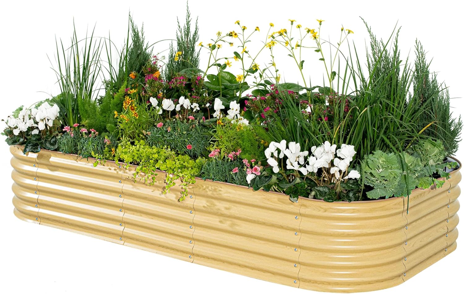 Vego Garden Raised Bed Kit - Modular 10 in 1 Metal Planter Box