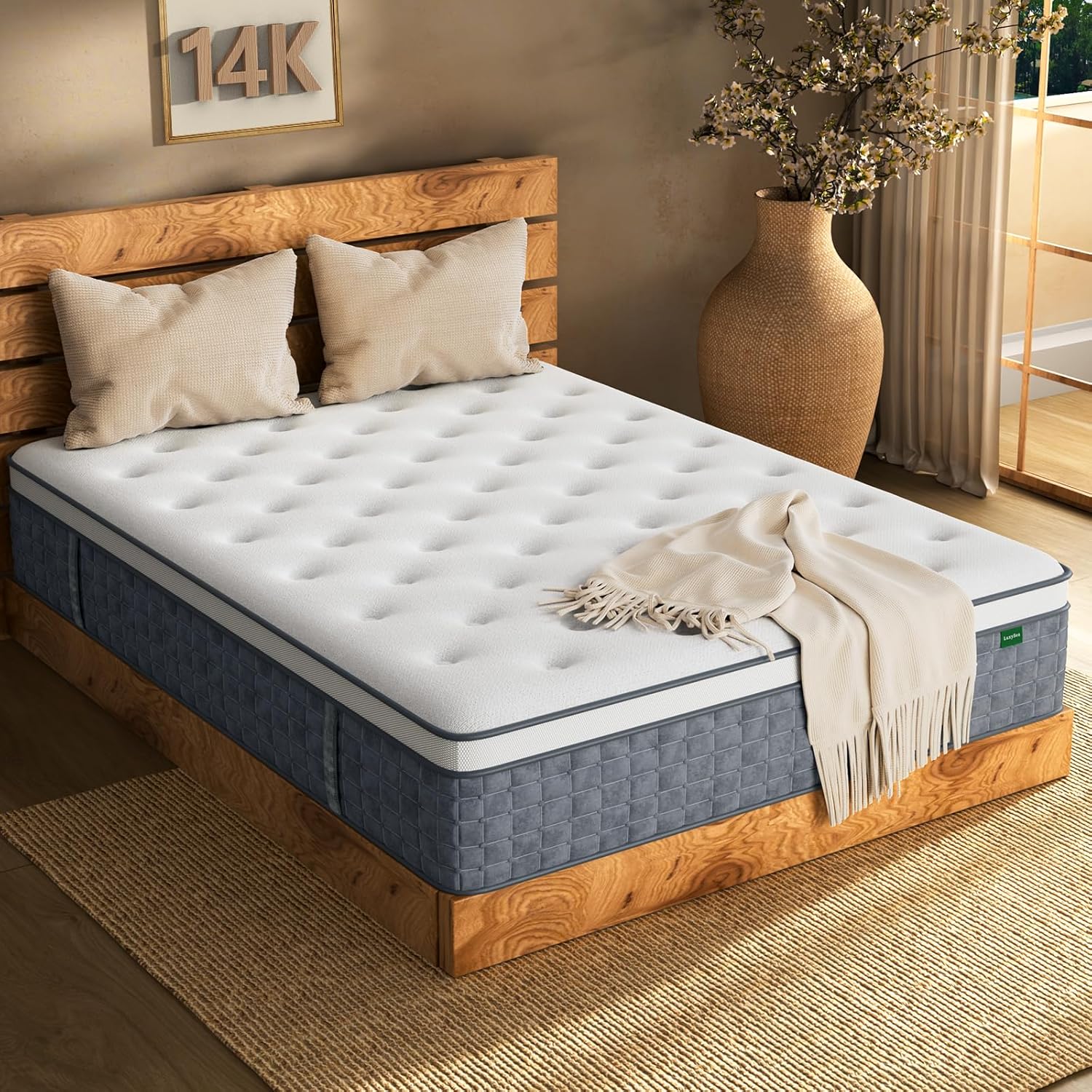 Luxysea 14 Inch King Mattress for Ultimate Comfort and Support