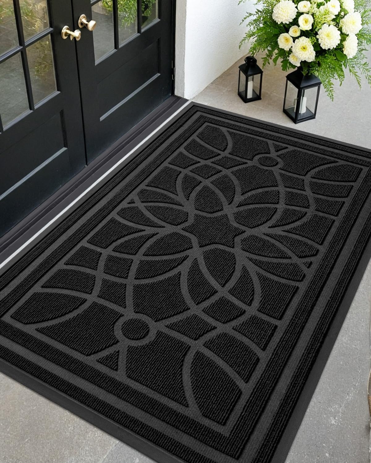Heavy Duty Non Slip Low Profile Doormat for Entryway Use