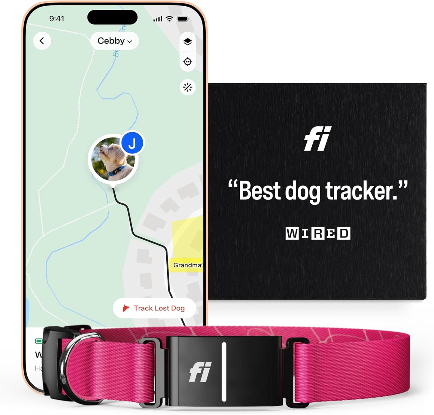 Fi Series 3 Smart Dog Collar - GPS Tracker with Activity Monitor