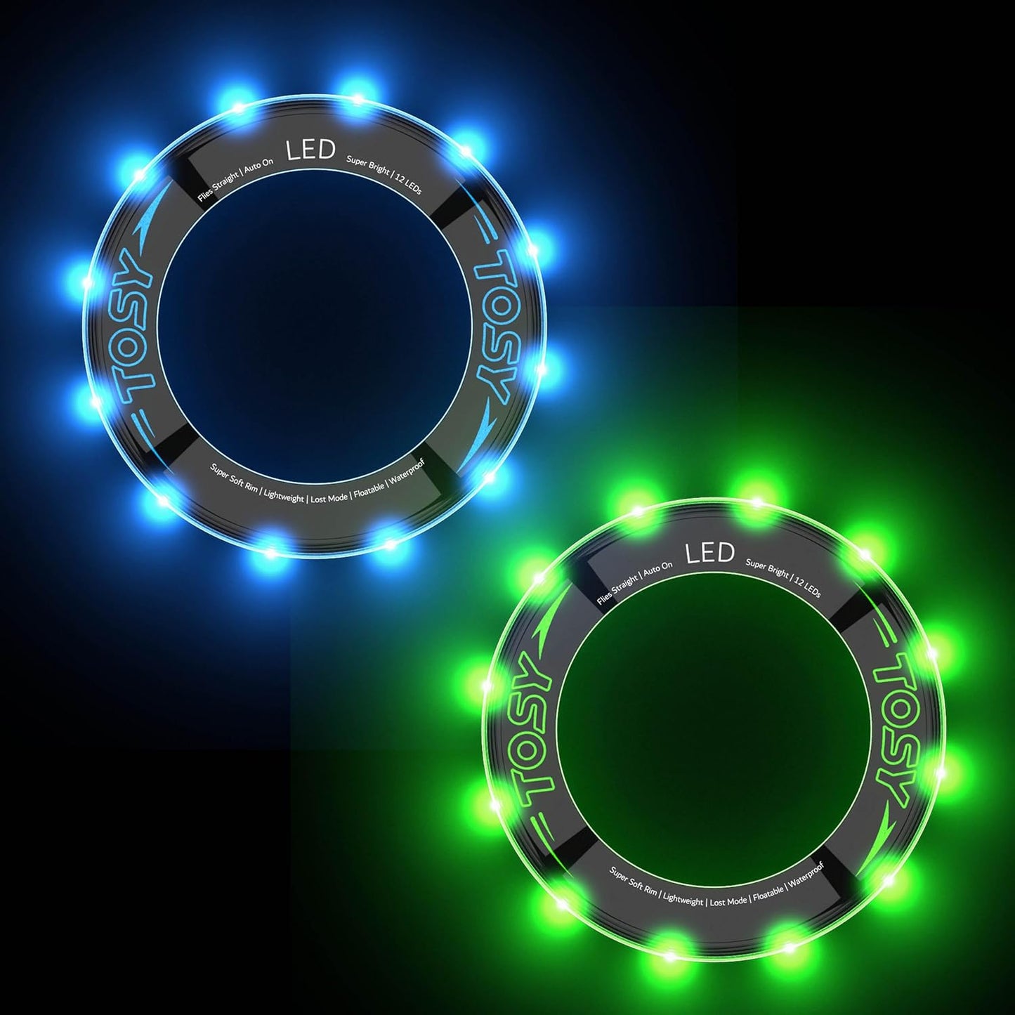 TOSY Flying Ring Bundle - Super Bright LEDs