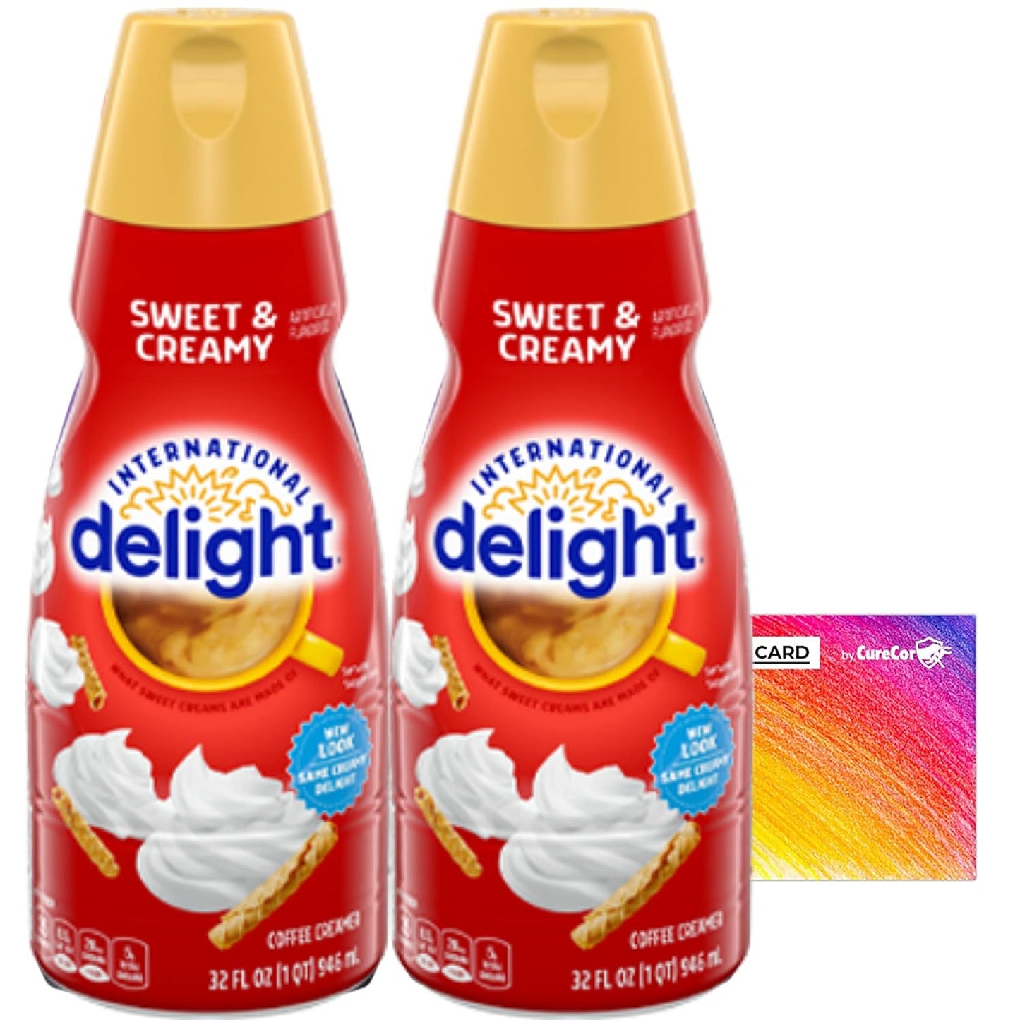 Sweet & Creamy Liquid Coffee Creamer Duo + Sticker! - 35 characters