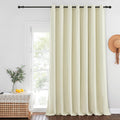 NICETOWN Sliding Door Curtains 108 in Blackout Panel - Wide Thermal