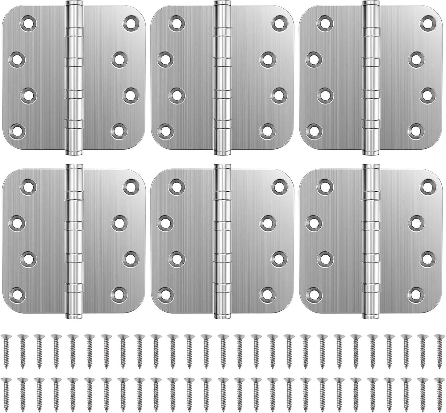 KOLET 4 x 4 Inches Heavy Duty Stainless Steel Door Hinges