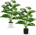 28in Large Artificial Monstera Faux Plants for Home Decor