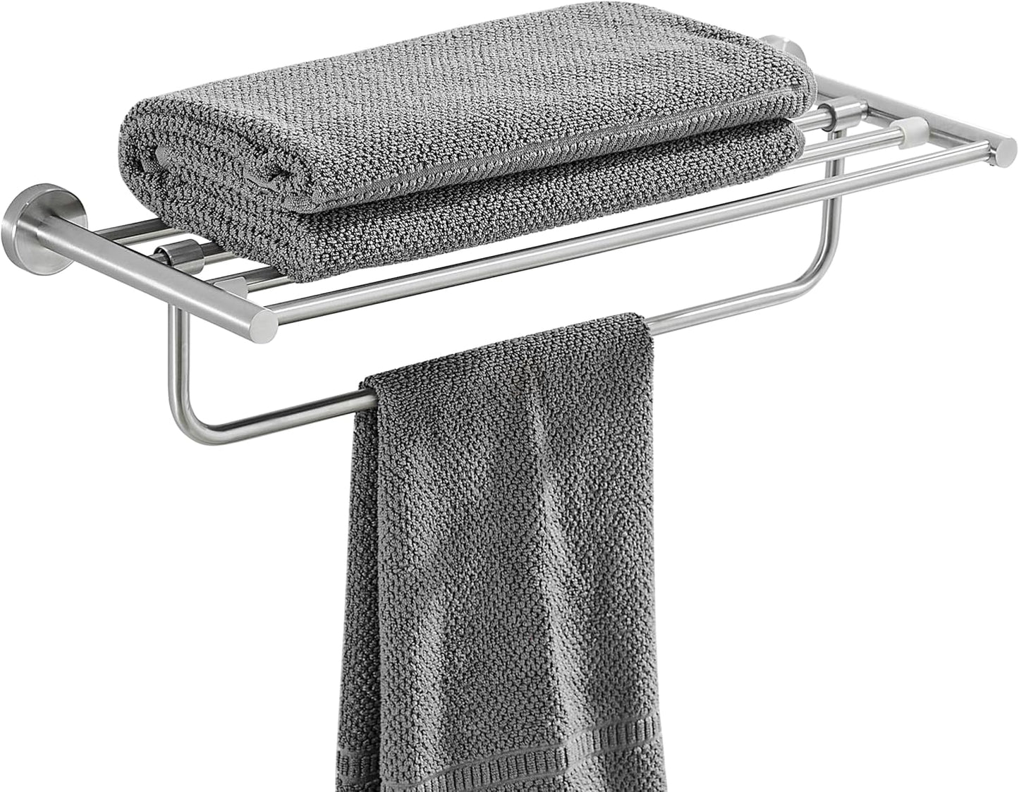 VOLPONE Stainless Steel Towel Rack with 24-Inch Bar for Storage