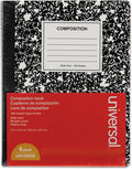 Universal Composition Book College Rule 9 3/4 x 7 1/2 - 6 Pack