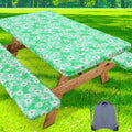 misaya Picnic Table Cover with Bench Covers for 6 ft Tables