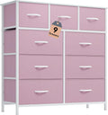 DWVO Dresser with 9 Drawers - Fabric Storage Tower for Small Spaces
