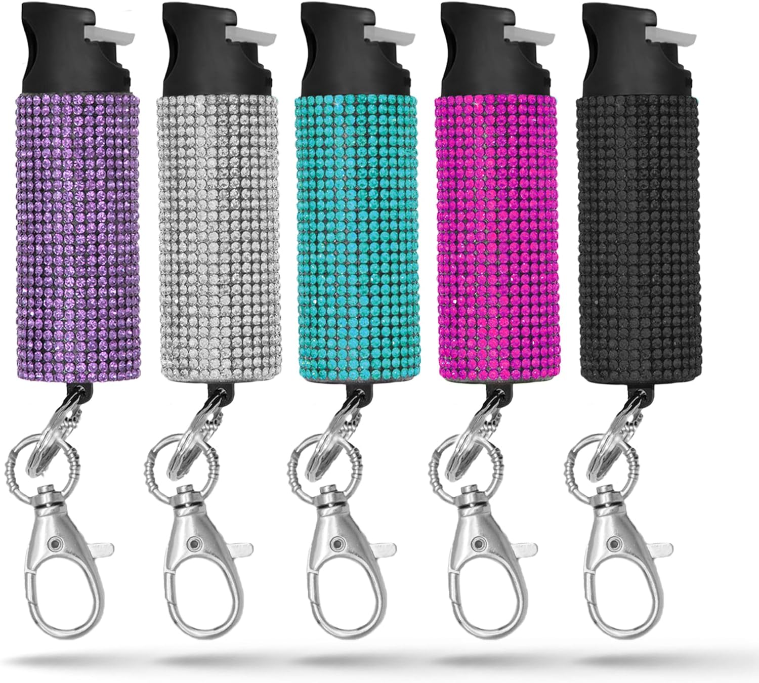 Bling It On Pepper Spray Keychain for Stylish Self-Defense
