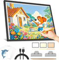 Rechargeable A3 Light Pad for Tracing Light Box - Portable Bright LED