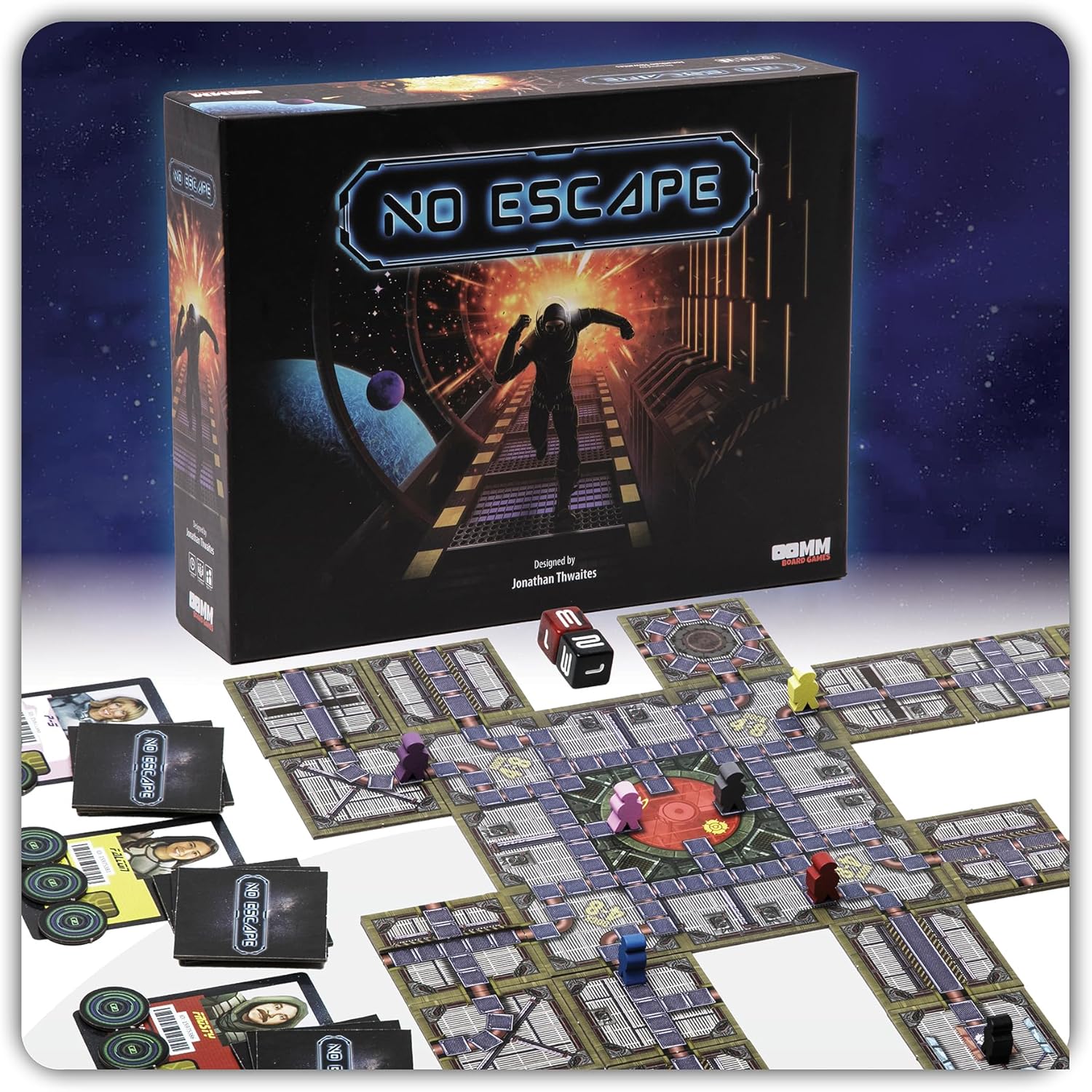 No Escape Board Game - Unique Strategy Game for All Ages