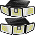 Solar Motion Sensor Flood Light - 233 LED Bright Outdoor Security