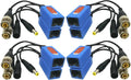 Igreeman 4 Pair Passive Video Balun BNC to RJ45 Adapter - 1080P-8MP