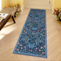 Floral Kitchen Runner Rug 2x6 - Washable Boho Hallway Runner