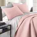 Pink Queen Quilt Bedding Set - Oversized Full/Queen Coverlet