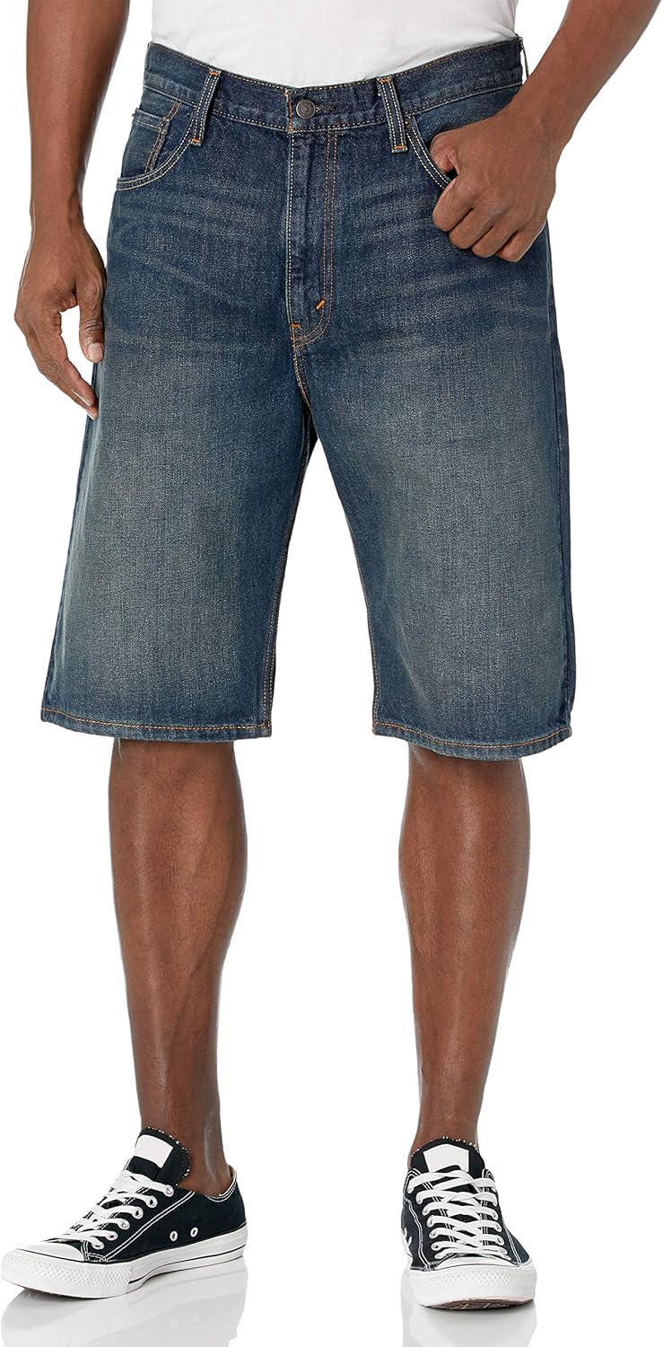 Levi's Men's 469 Loose Straight Denim Shorts for Comfort