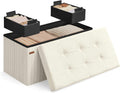 SONGMICS Mazie Collection Storage Ottoman Bench for Any Space