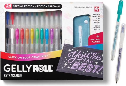 SAKURA Gelly Roll Retractable Gel Pens for Art and Journaling
