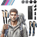 High Stream Gear Foldable Trekking Poles - Set of 2 for Backpacking & Travel