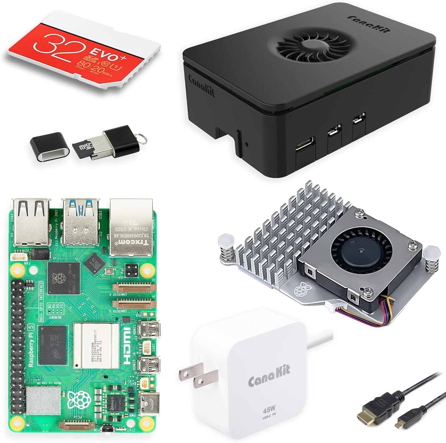 CanaKit Raspberry Pi 5 Essentials Starter Kit for Beginners