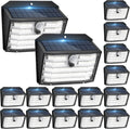 Solar Motion Lights Outdoor 16 Pack - Ultra Bright Motion Sensor