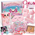 Axolotl Gift Set for Girls - 12-Piece Cute Toy Box with Accessories