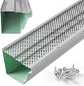 6ft Gutter Guards Leaf Protection 6 in Gutter Covers - High-Gloss