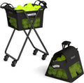 GoSports Ball Caddy with Wheels - Portable Cart for Practice