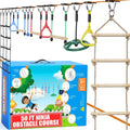 Ninja Warrior Obstacle Course for Kids - 2 x 50 ft Slacklines