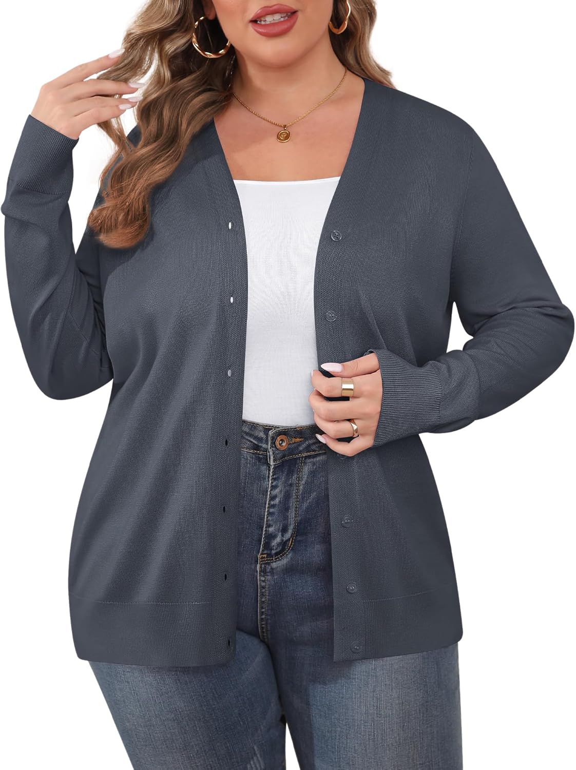 Plus Size Cardigan for Women by TIANZHU - Comfy & Stylish
