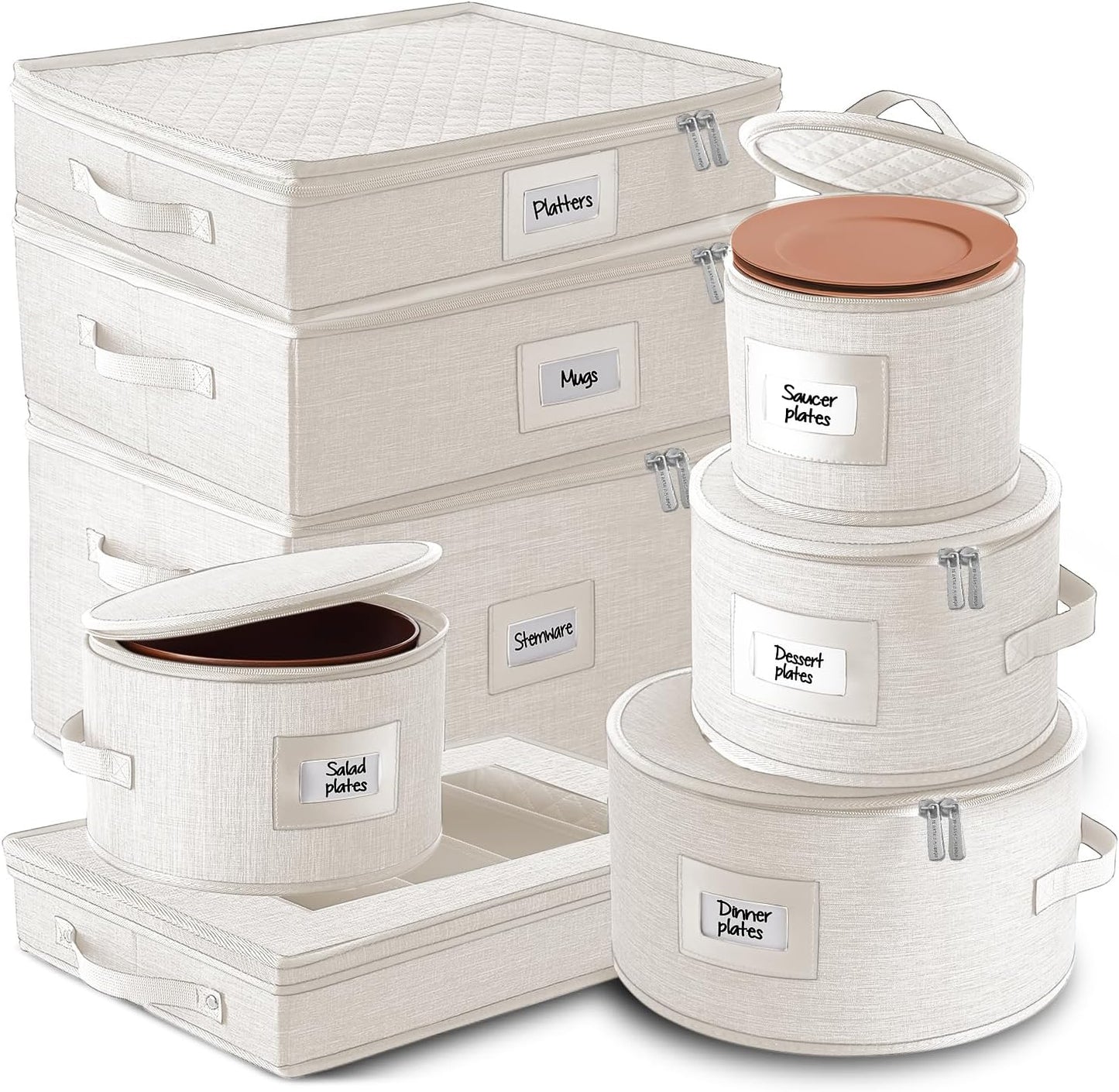 Fine China Storage Containers for Safe and Stylish Dinnerware