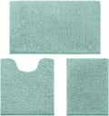 Ultra Soft Non Slip Chenille Bathroom Rugs Set for Cozy Comfort