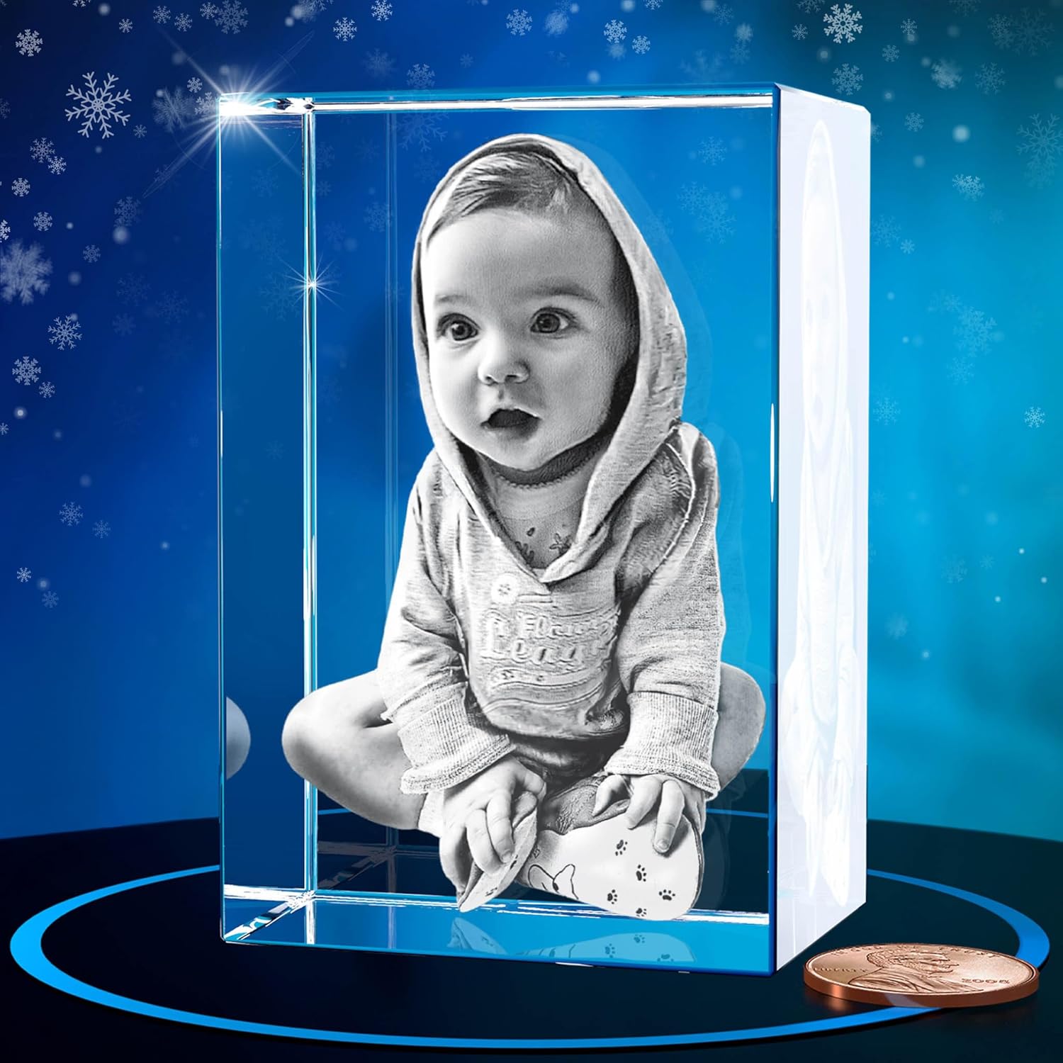 ArtPix 3D Crystal Photo - Unique Personalized Christmas Gifts