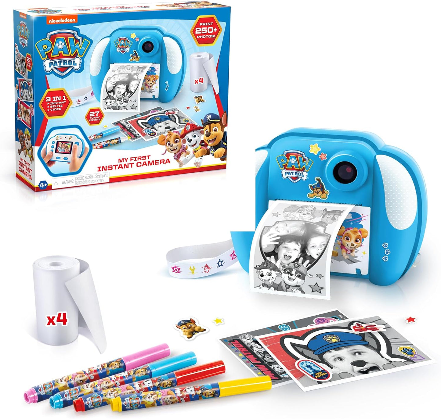 Paw Patrol My First Instant Camera for Kids with Fun Features