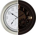 Illuminated Atomic 18 in Outdoor/Indoor Wall Clock - Lighted Dial