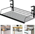 Under Desk Cable Management Tray Cord Wire Shelf Organizer - Large