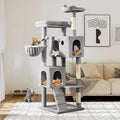 Allewie 64 Inches Cat Tree Tower for Indoor Big Felines