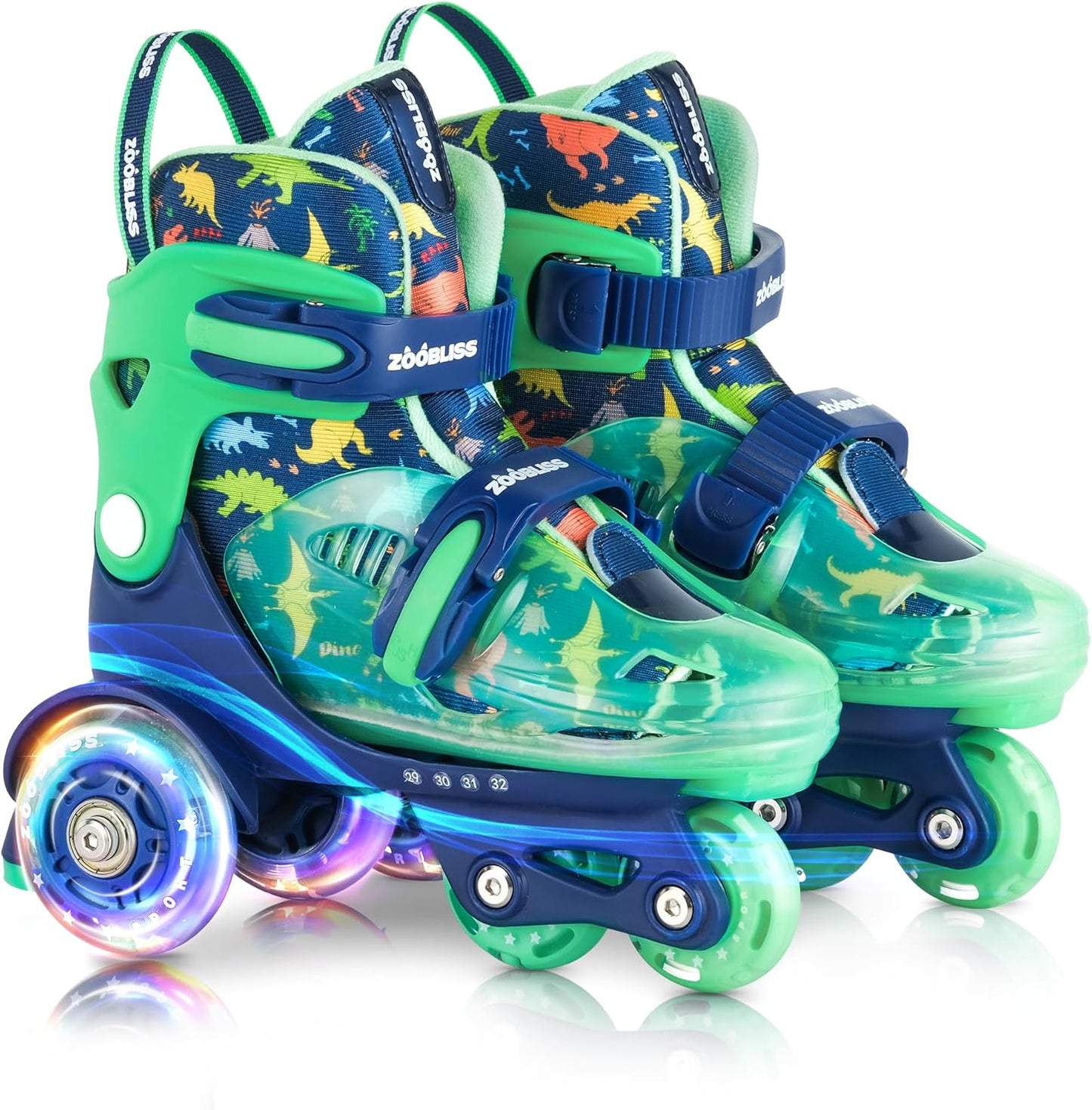 Kids Roller Skates for Beginners with Light-Up Wheels Fun
