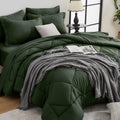 HEVUMYI Army Green Twin-XL Comforter Set - Ultra Soft 5-Piece Bed In