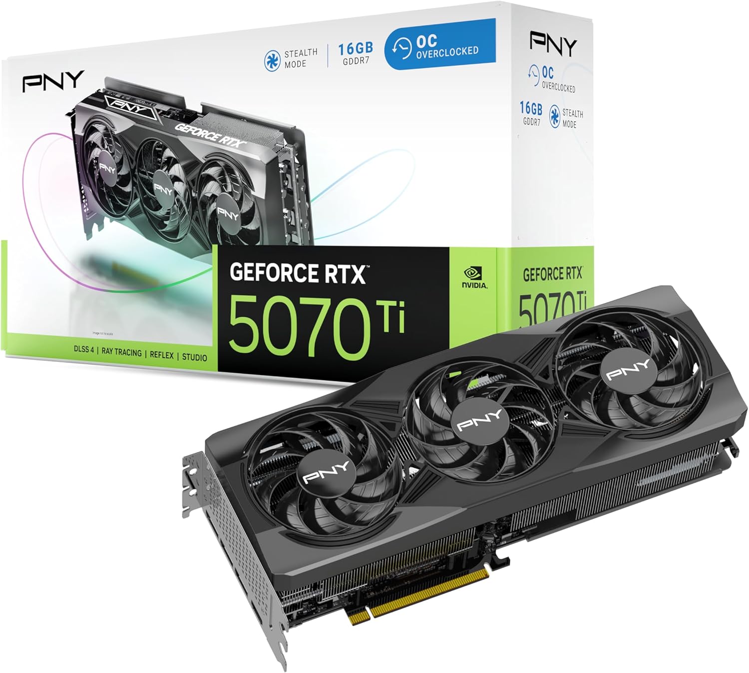 PNY NVIDIA GeForce RTX 5070 Ti OC Triple Fan Graphics Card Review