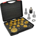 Master Cylinder Bleeder Kit with 17PCS Adapters - Broad Vehicle Fit