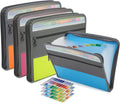 Expanding File Folders 13 Pockets Document Organizer - Portable