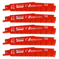 6 Inch Bi-Metal Reciprocating Saw Blades for Nail-Embedded Wood