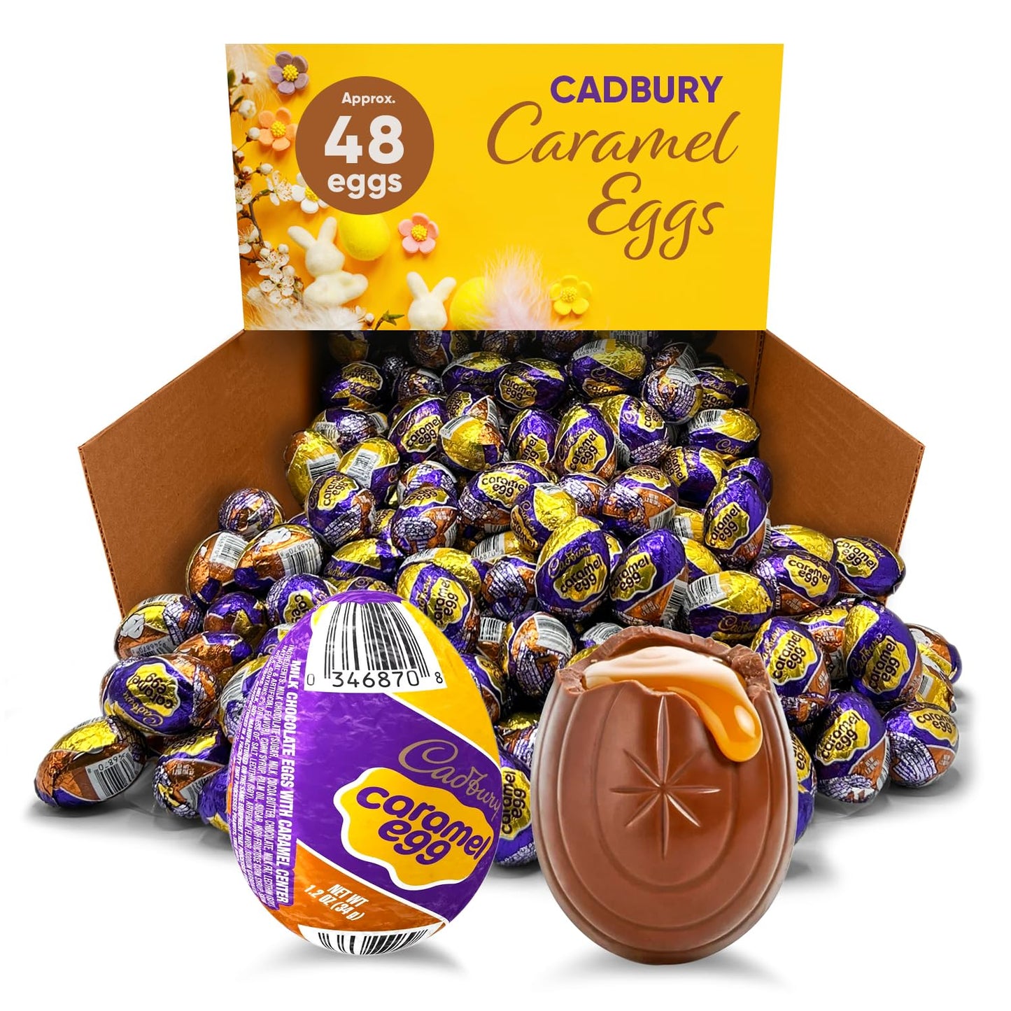 Individually Wrapped Caramel Eggs for Easter Celebrations