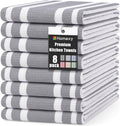 Homaxy Premium Kitchen Towels Set of 8, Highly Absorbent Cotton