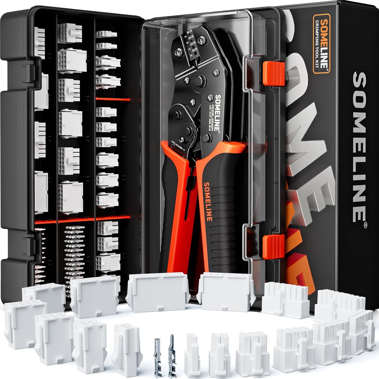 SOMELINE Crimping Tool Connector Kit for Mini-Fit Jr